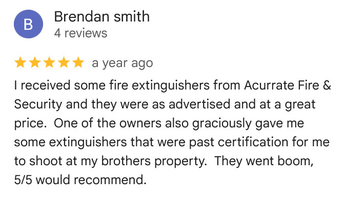 Google Review 3 Google Review by Branden Smith